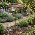 A Dual-purpose Iron Bird Bath And Feeder, Available In Various Sculpture Styles. Features 5Rust-resistant Claws For Secure Outdoor Placement. Ideal For Garden And CourtyardDecoration, Serving As A Bird Watering And Bathing Station. Easy To Clean