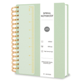 A5 Spiral-Bound Notebook (Dot Grid & Ruled– 100 Pages Each/Bullet Journal) – 1 Spiral Binding, 100gsm Paper, Rigid PVC Cover, Includes Ruler
